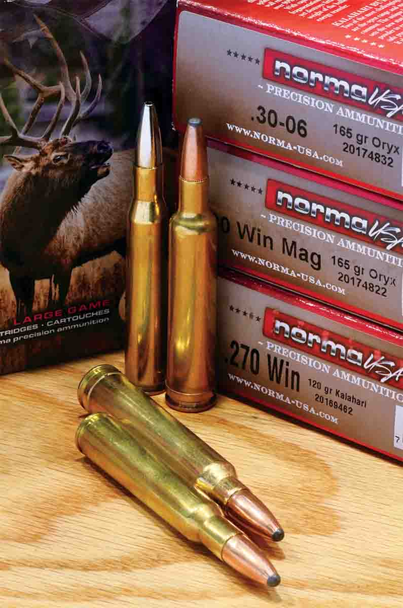 Norma makes ammunition and brass in such American standards as the .270 Winchester and .30-06, as well as rare or obsolescent cartridges.